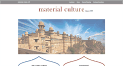 Desktop Screenshot of materialculture.com